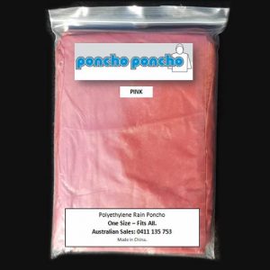 Pink Rain Poncho